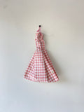 Le Bandana Élastique Vichy rose