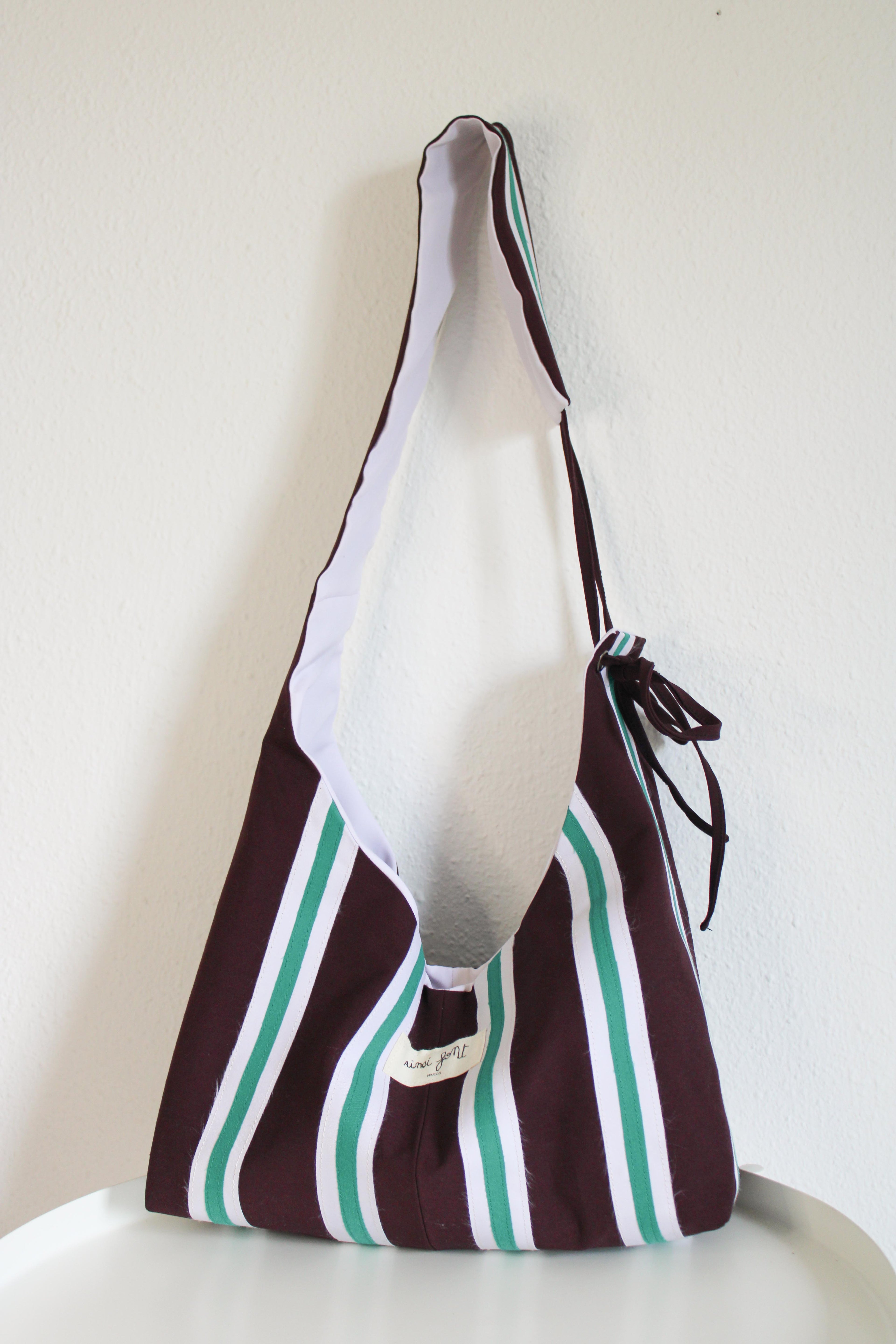 Le Sac Bordeaux Rayé