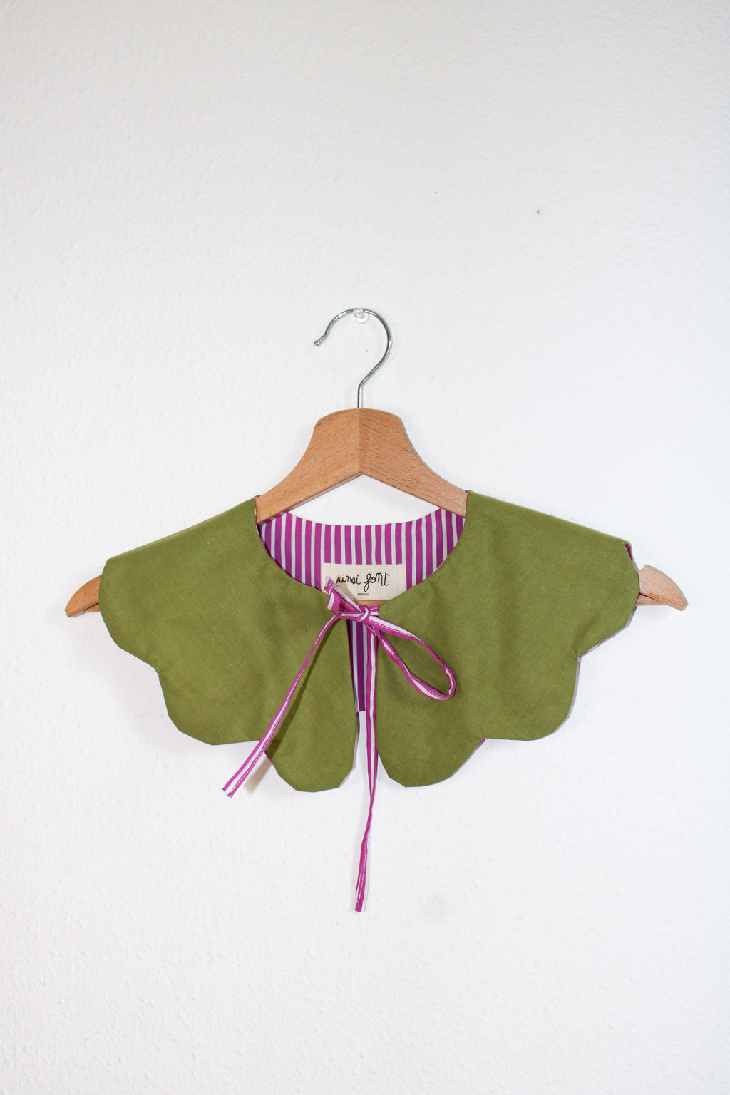 Le Col amovible Rose et Vert