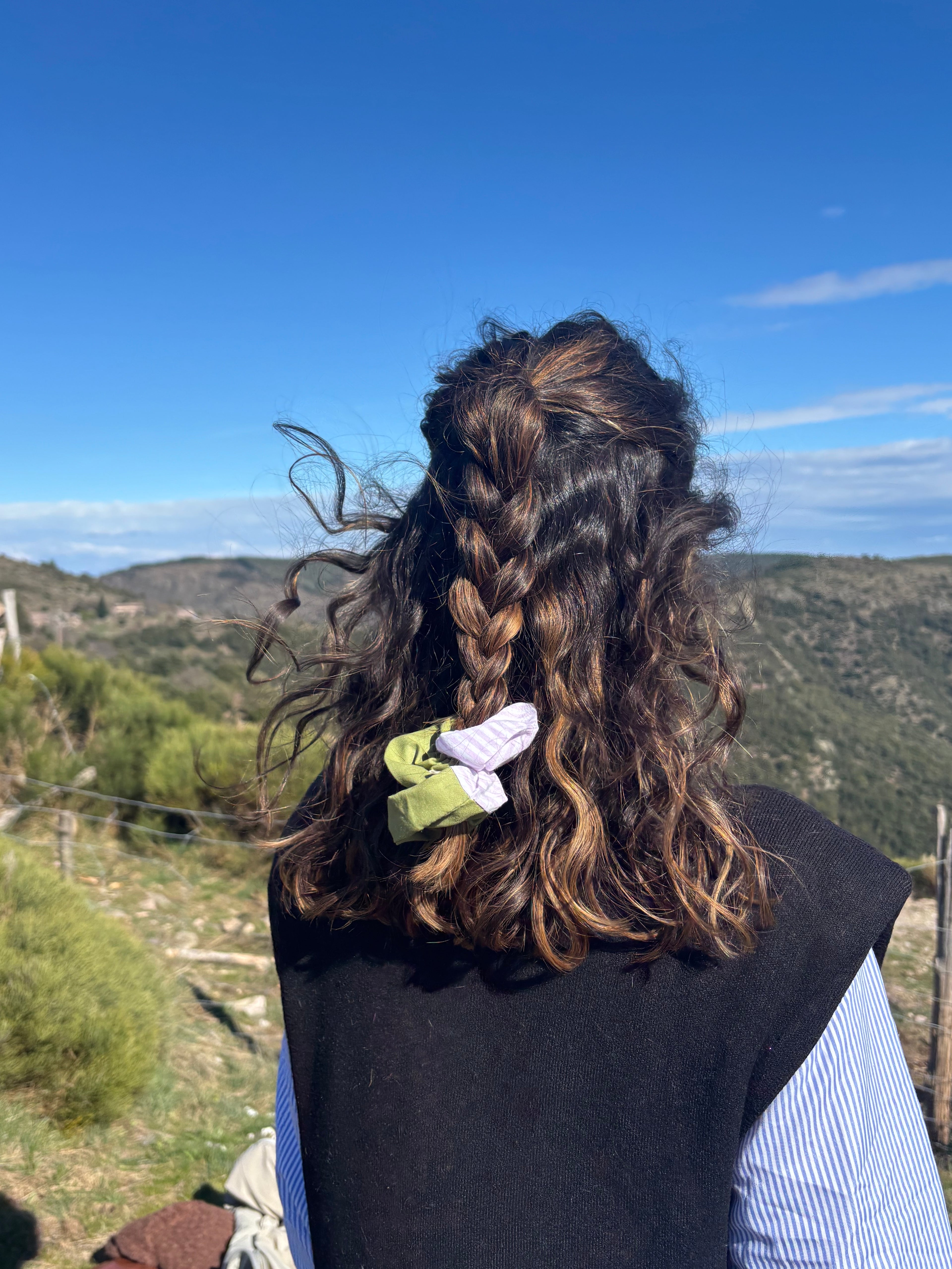 Le Chouchou vert et rayé rose