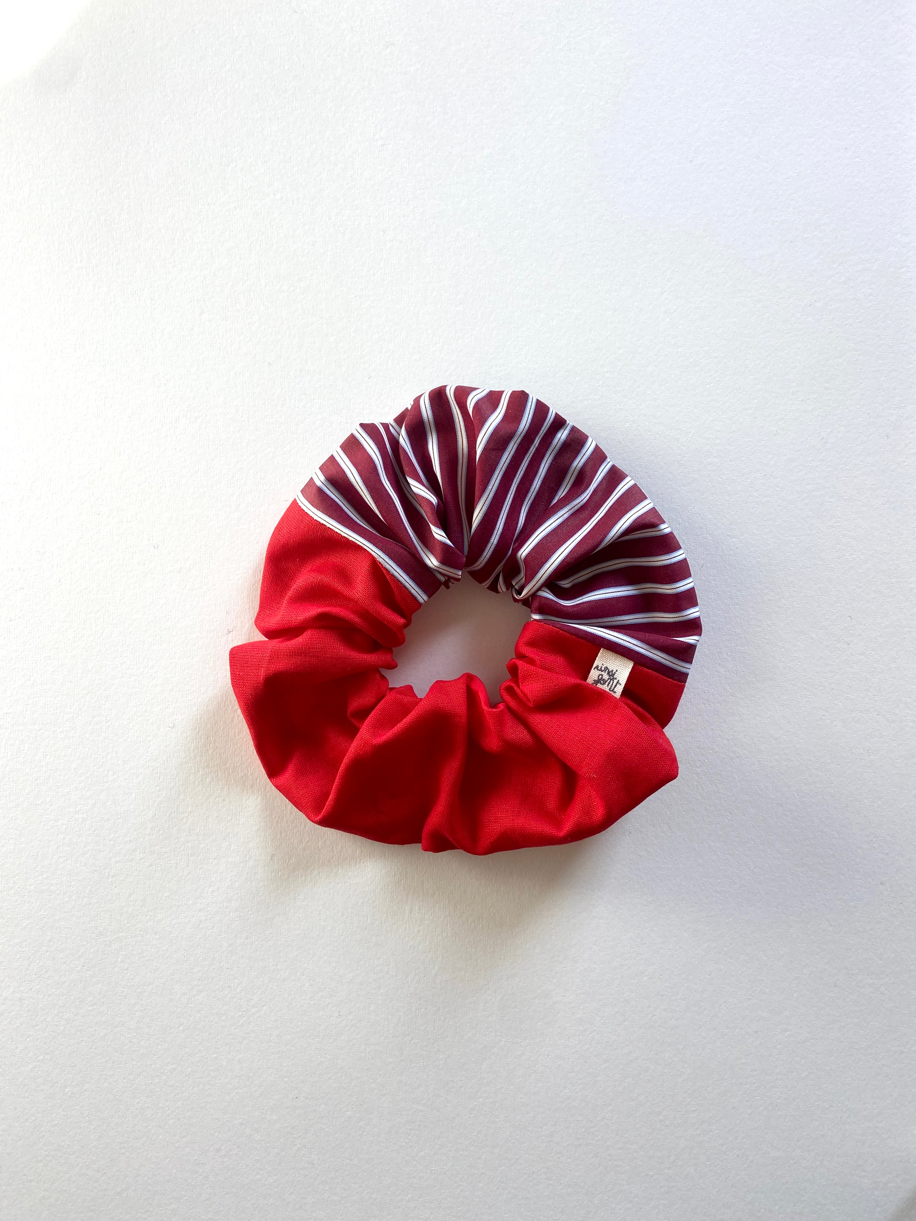 Le Chouchou rouge et rayé bordeaux