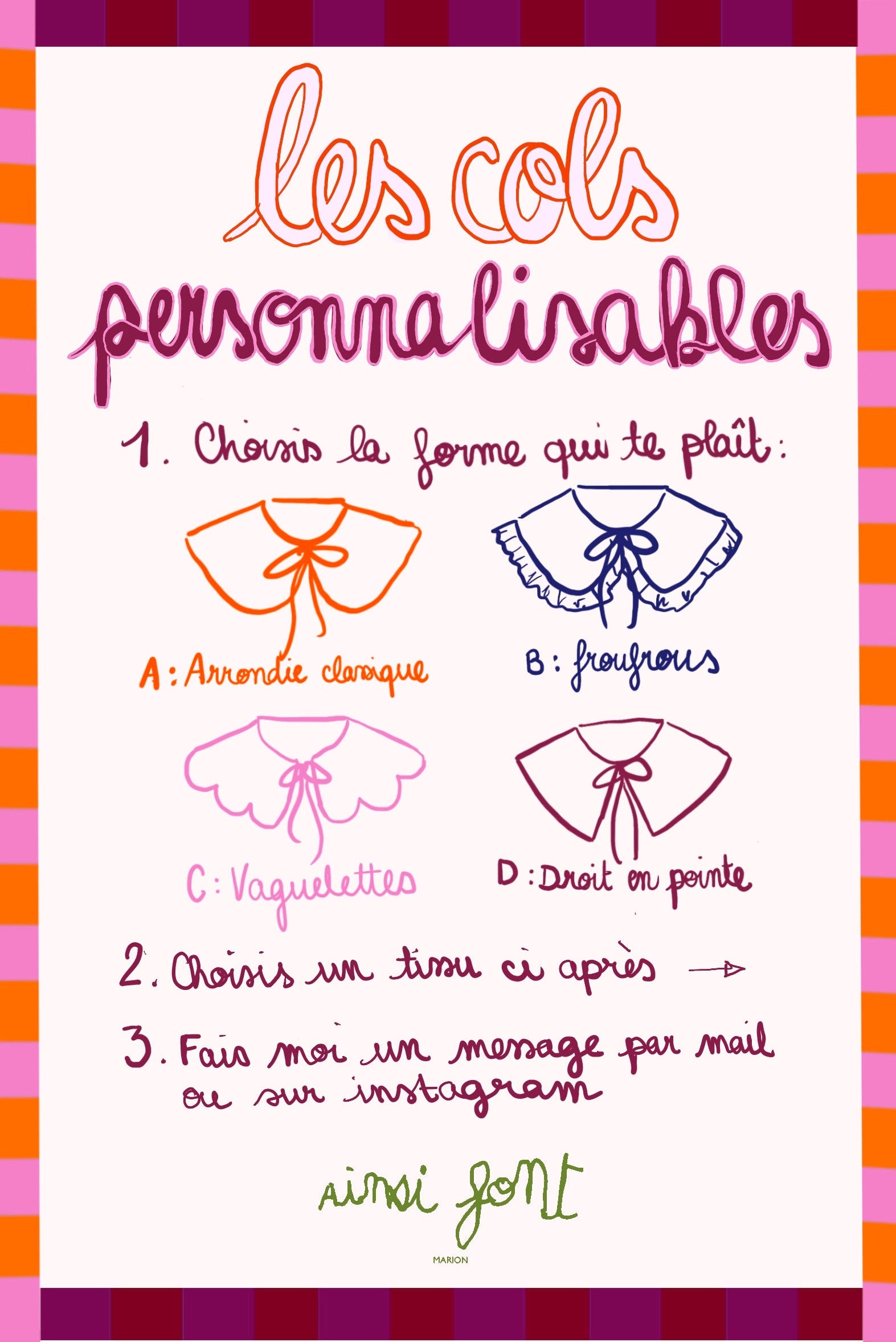 Le Col Personnalisable