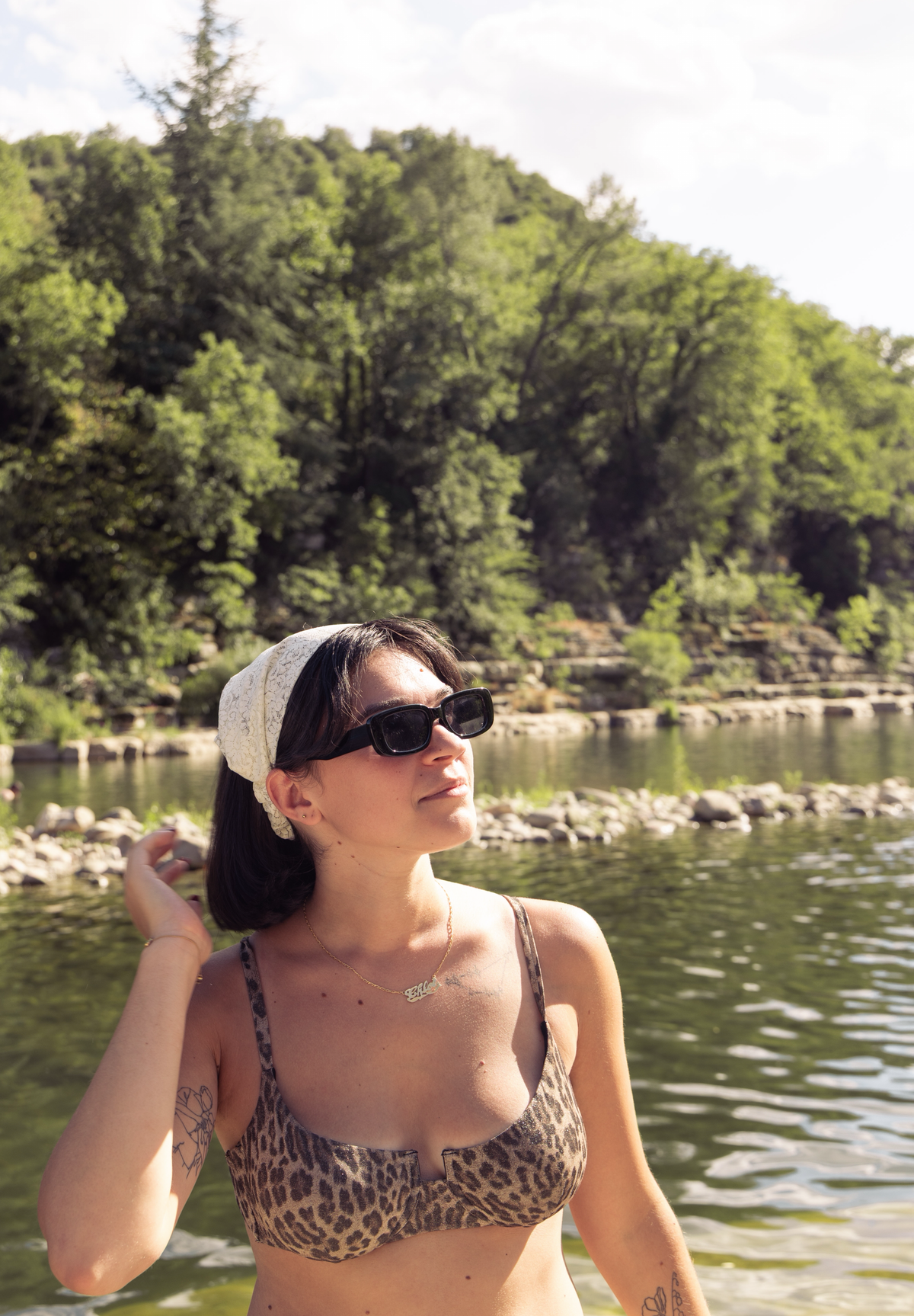 Le Bandana Élastique Dentelle