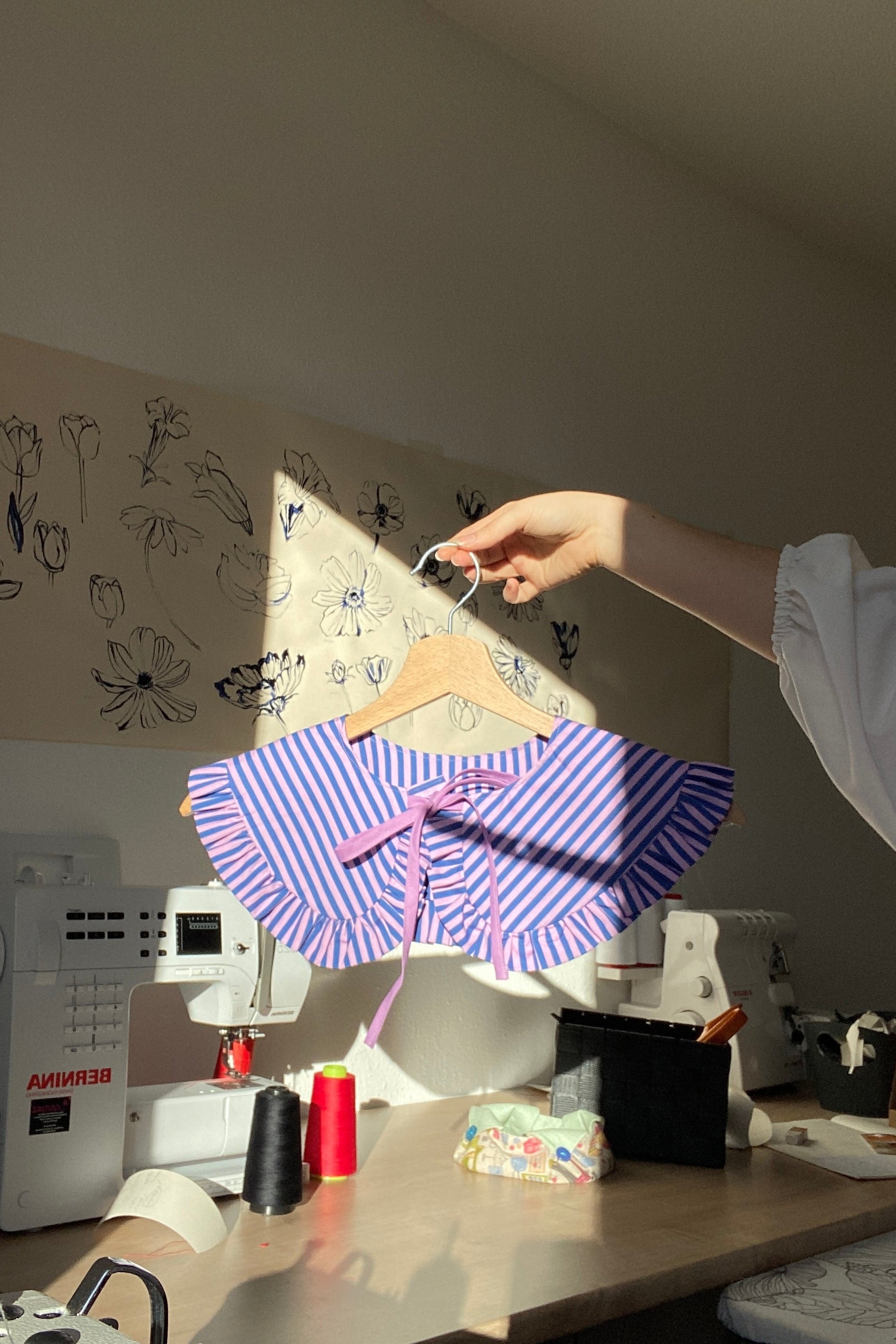 Le Col Amovible Rayé