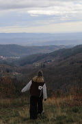 La Veste sans manches Marron