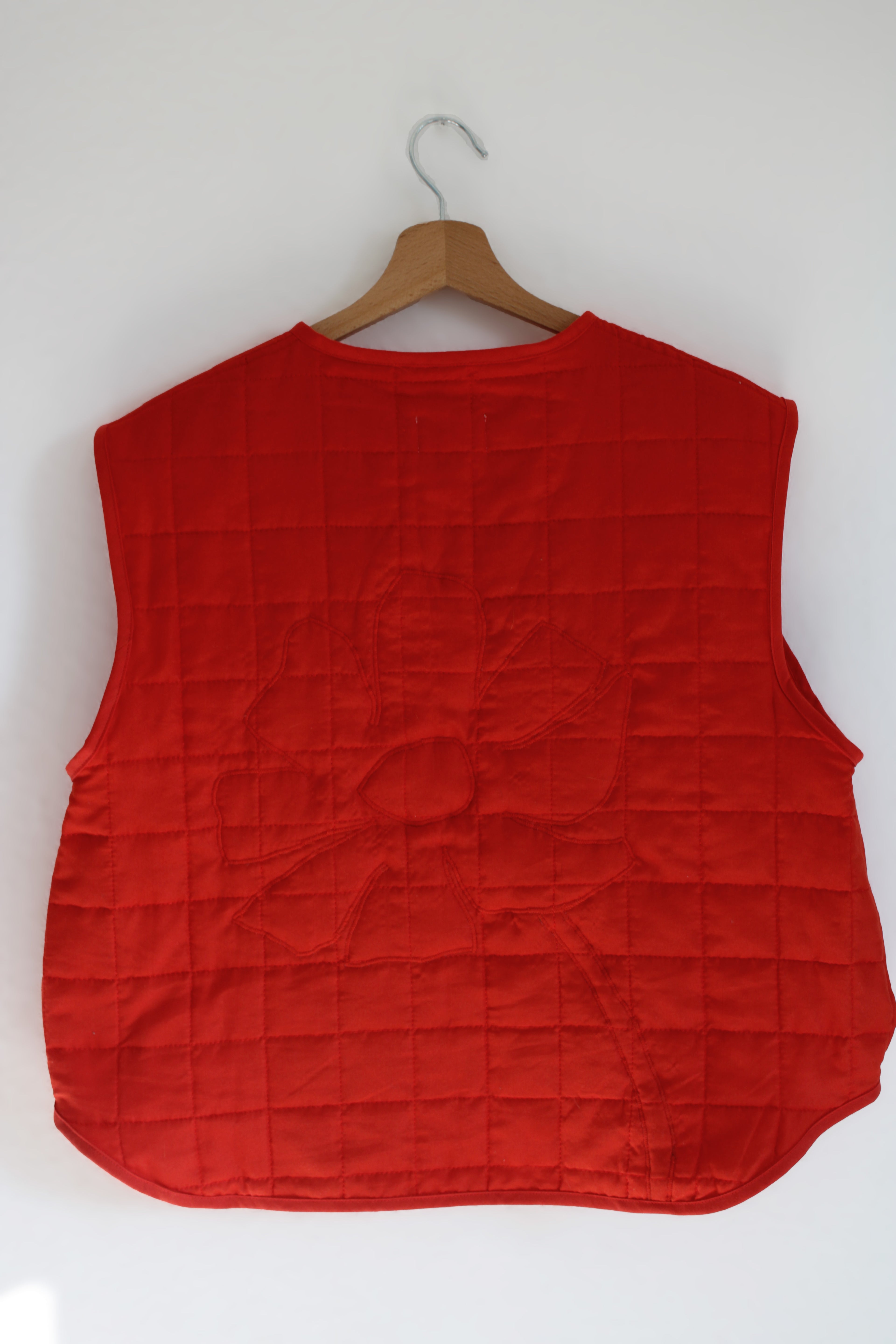 La Veste Sans Manche Orange