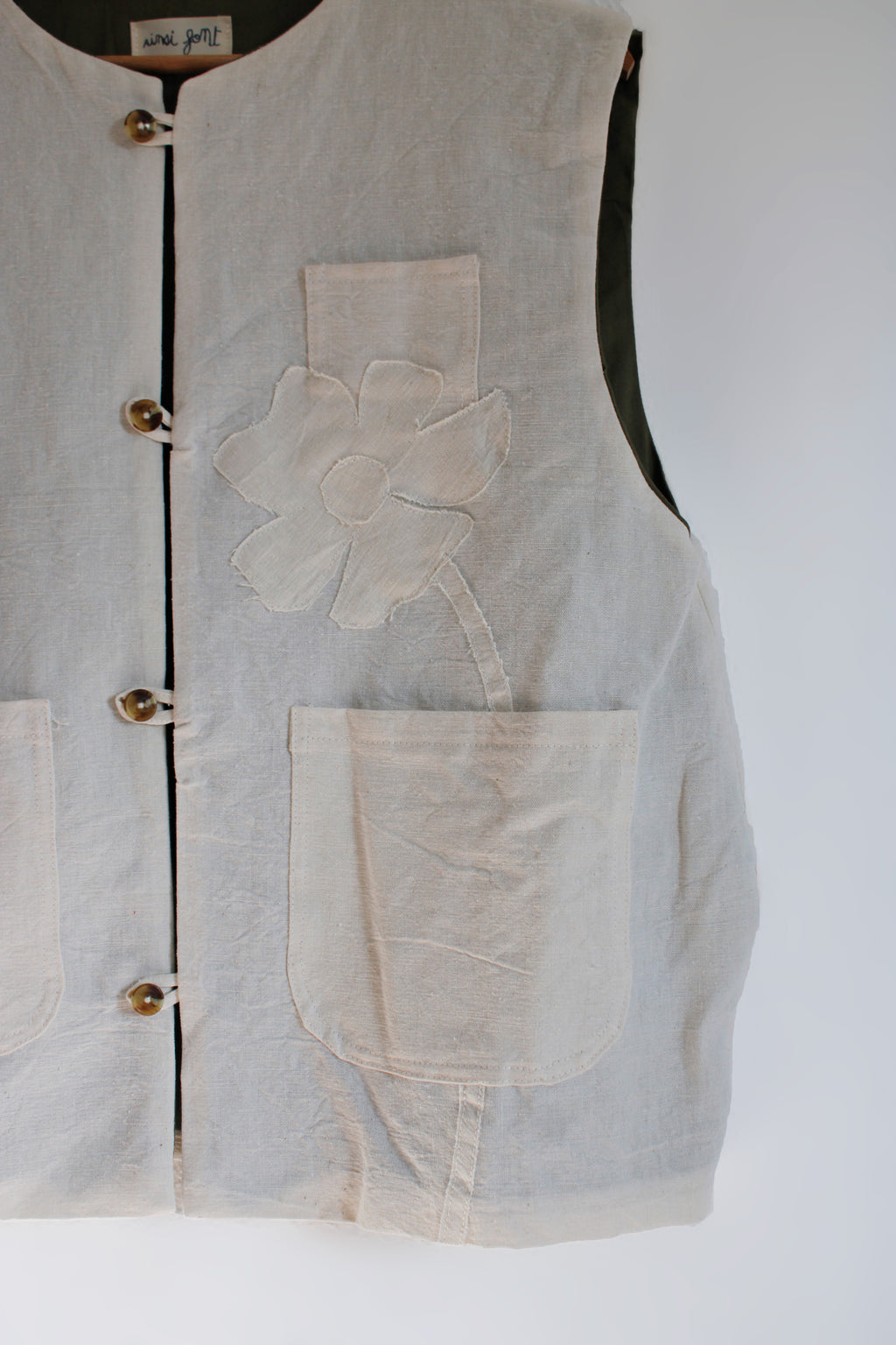 La Veste sans manches Blanche